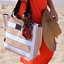 Maison Jean-Vier Sac Shopping Marron