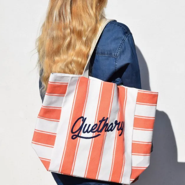 Maison Jean-Vier Sac Shopping Rouge