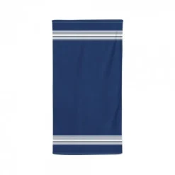 Maison Jean-Vier Serviette de bain Bleu