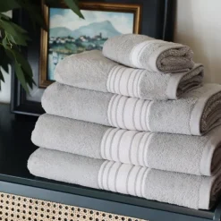 Maison Jean-Vier Serviette de bain Gris