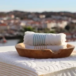 Maison Jean-Vier Serviette de bain Jaune