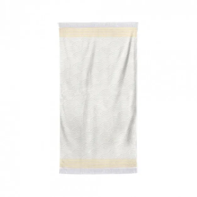 Maison Jean-Vier Serviette de bain Jaune