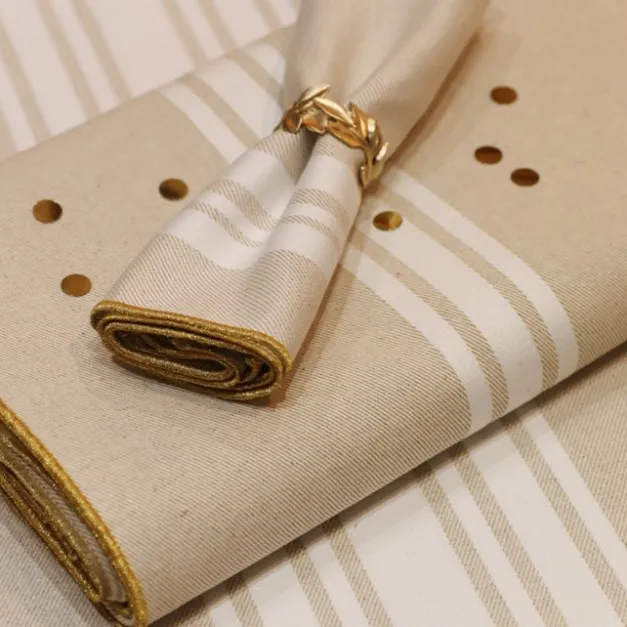 Maison Jean-Vier Serviette de table Blanc