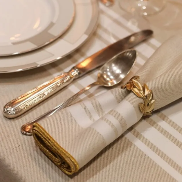 Maison Jean-Vier Serviette de table Blanc