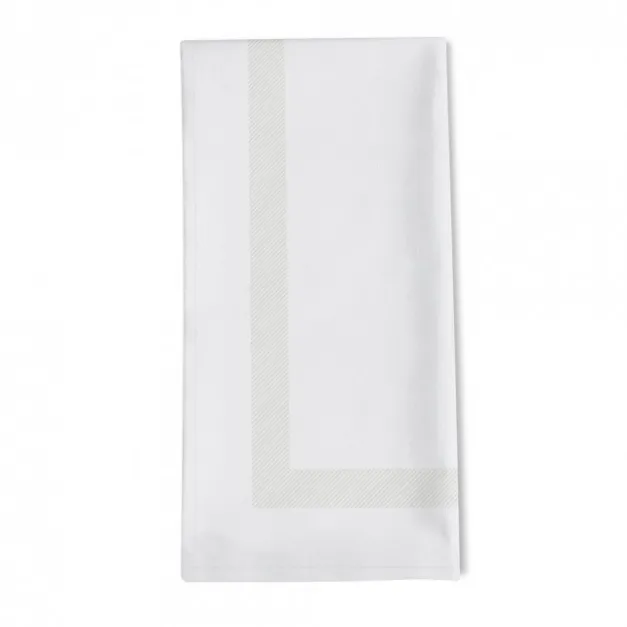 Maison Jean-Vier Serviette de table Blanc
