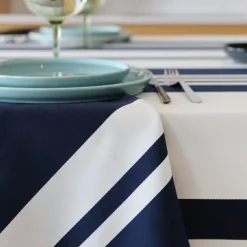 Maison Jean-Vier Serviette de table Bleu