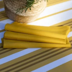 Maison Jean-Vier Serviette de table Jaune
