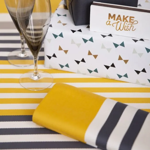 Maison Jean-Vier Serviette de table Jaune