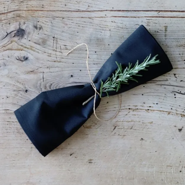 Maison Jean-Vier Serviette de table Noir