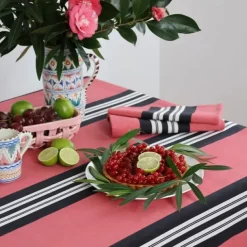 Maison Jean-Vier Serviette de table Rose