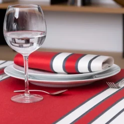 Maison Jean-Vier Serviette de table Rouge