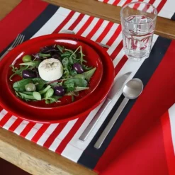 Maison Jean-Vier Set de table Rouge