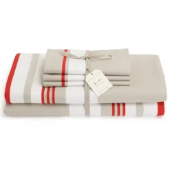 Maison Jean-Vier Set de table Rouge
