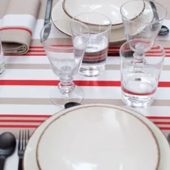 Maison Jean-Vier Set de table Rouge
