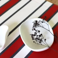 Maison Jean-Vier Set de table Rouge