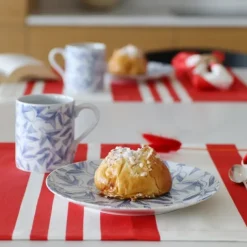 Maison Jean-Vier Set de table Rouge