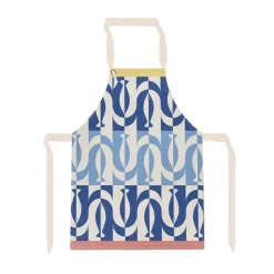 Maison Jean-Vier Tablier de cuisine Bleu