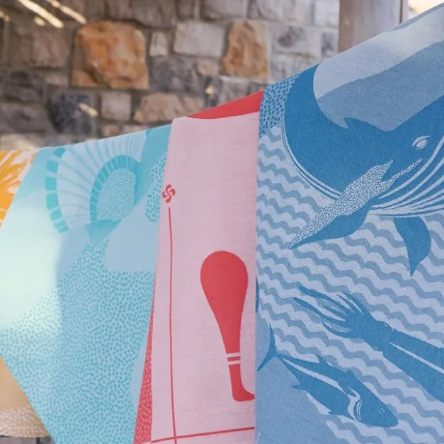 Maison Jean-Vier Tablier de cuisine Bleu