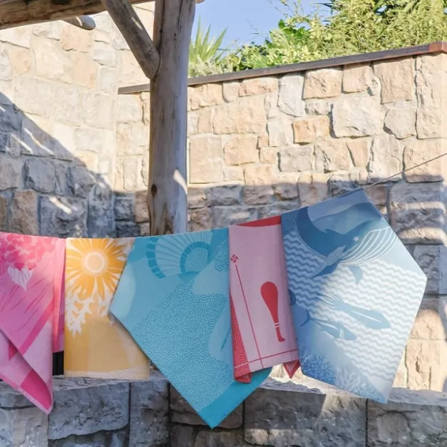 Maison Jean-Vier Tablier de cuisine Bleu