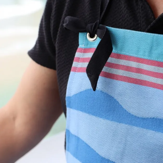 Maison Jean-Vier Tablier de cuisine Bleu