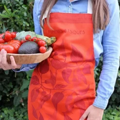 Maison Jean-Vier Tablier de cuisine Rouge