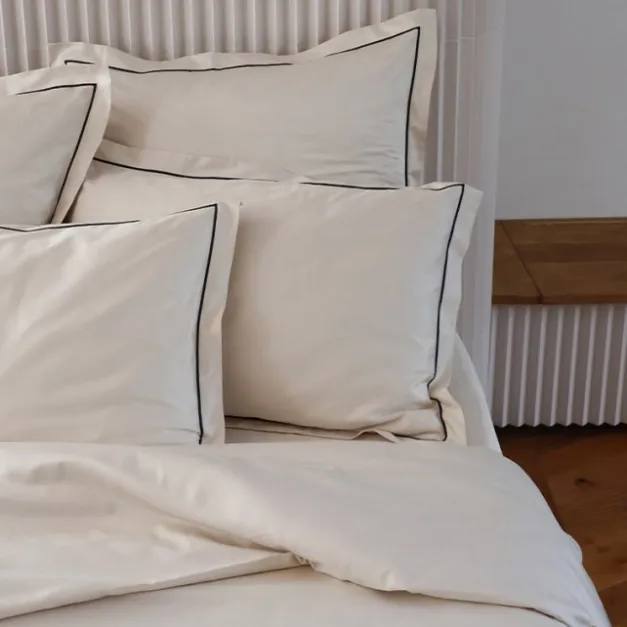 Maison Jean-Vier Taie d'oreiller Beige