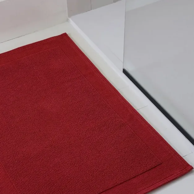 Maison Jean-Vier Tapis de bain Rouge