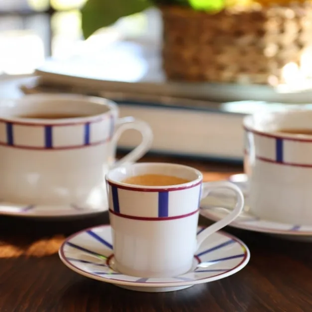 Maison Jean-Vier Tasse à café Blanc