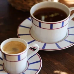 Maison Jean-Vier Tasse à déjeuner Blanc