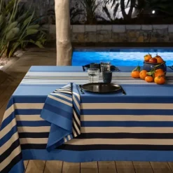 Maison Jean-Vier Tissu Bleu