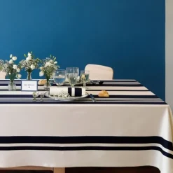 Maison Jean-Vier Tissu Bleu