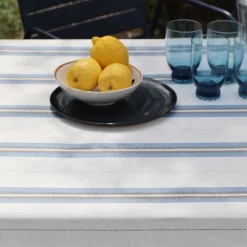 Maison Jean-Vier Tissu Bleu