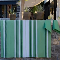 Maison Jean-Vier Tissu enduit Vert