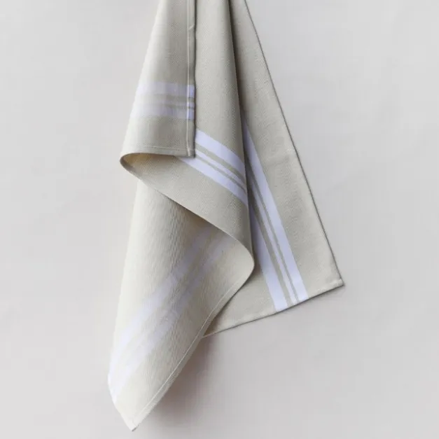 Maison Jean-Vier Torchon de cuisine Blanc