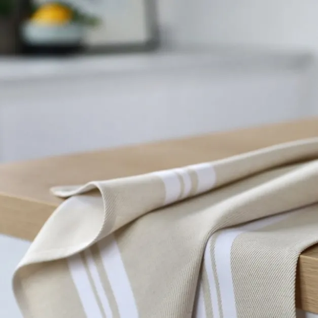 Maison Jean-Vier Torchon de cuisine Blanc