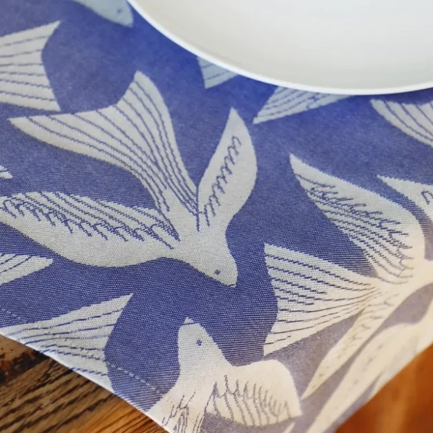 Maison Jean-Vier Torchon de cuisine Bleu