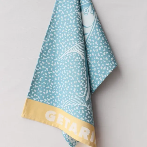 Maison Jean-Vier Torchon de cuisine Bleu