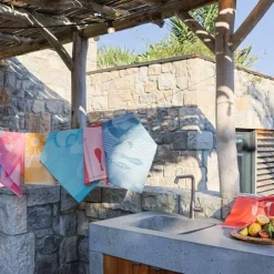 Maison Jean-Vier Torchon de cuisine Rose