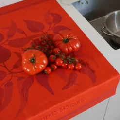 Maison Jean-Vier Torchon de cuisine Rouge