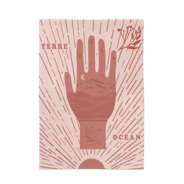 Maison Jean-Vier Torchon de cuisine Rouge