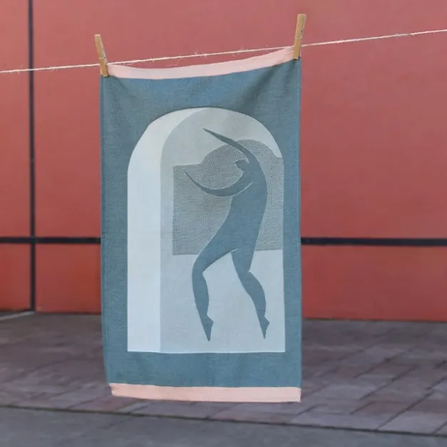 Maison Jean-Vier Torchon de cuisine Vert